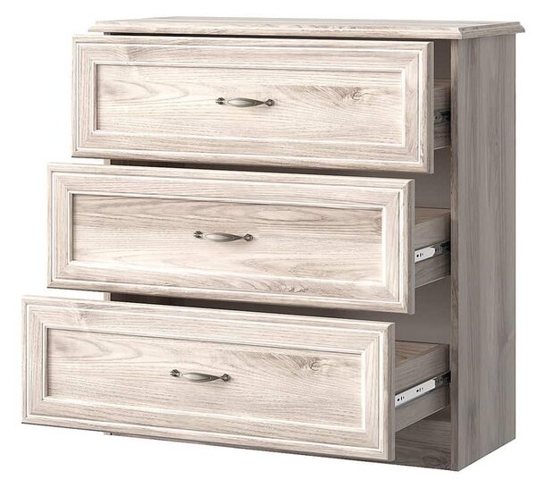 Comoda LIZBON, stejar nairobi, PAL laminat, 85x37x88 cm