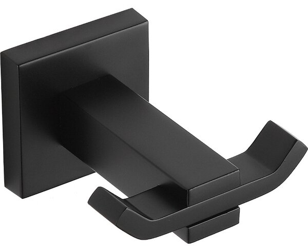 Mexen Accesorii Mexen, suport pentru prosoape VANE, 2 carlige, negru, 7020935-70