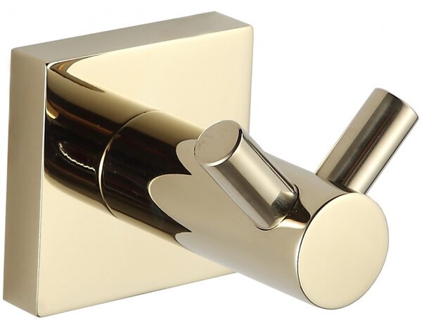 Mexen Accesorii Mexen, suport pentru prosoape, 2 carlige, auriu, 7081835-50