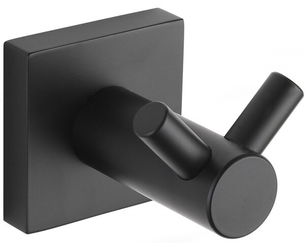 Mexen Accesorii Mexen, suport pentru prosoape, 2 carlige, negru, 7081835-70