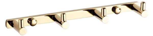 Mexen Accesorii Mexen, suport pentru prosoape, 4 carlige, auriu, 709164-50