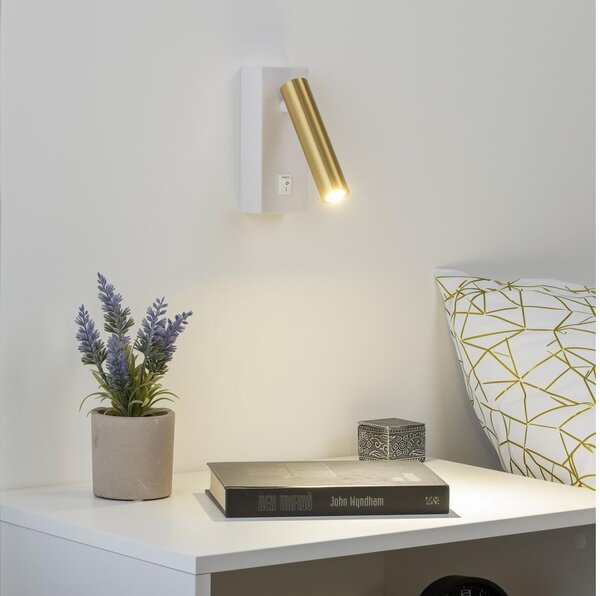 Spot LED de perete Brilagi MAYA LED/3W/230V 4000K alb/auriu