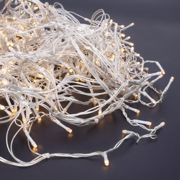 Brilagi - Ghirlandă LED de exterior 360xLED/8 funcții, 14 m, IP44, alb cald, tip țurțuri