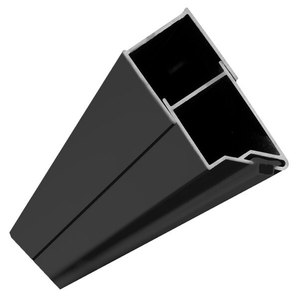 Rea - Profil magnetic MOLIER pentru usa dus 190cm, negru, REA-K6395