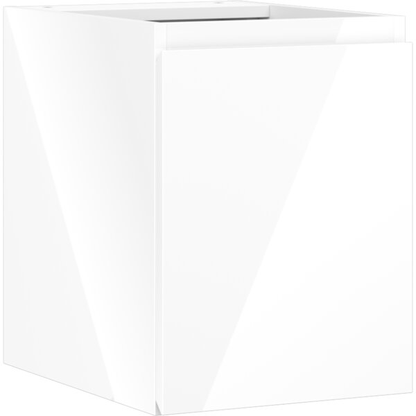 Mexen Orio, mobilier de baie 35 cm, 1 ușă, alb lucios, 91A11-03547-1-BF00