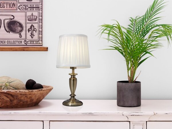 Cottex B1099A - Lampă de masă INEB 1xE14/40W/230V bronz