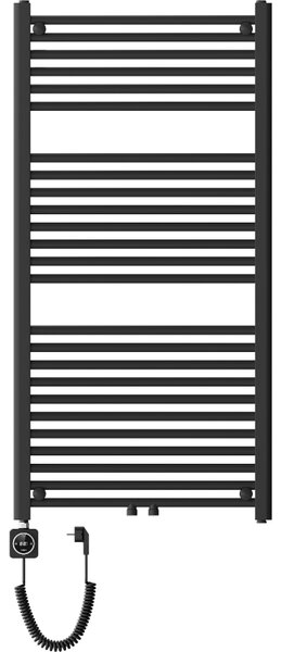 Mexen Mars, element electric de încălzire 1200 x 600 mm, 600 W, negru, W110-1200-600-6600-70