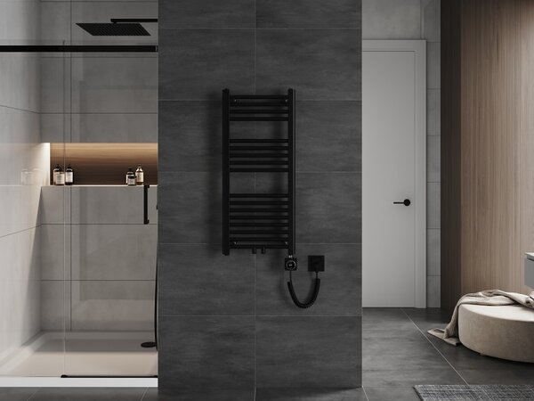Mexen Mars, element electric de încălzire 900 x 400 mm, 300 W, negru, W110-0900-400-6300-70