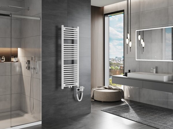 Mexen Mars, element electric de încălzire 1200 x 400 mm, 400 W, alb, W110-1200-400-6400-20