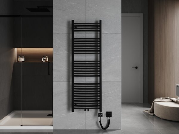 Mexen Ares, element electric de încălzire 1500x500 mm + tijă de încălzire 600 W, negru, W102-1500-500-6600-70