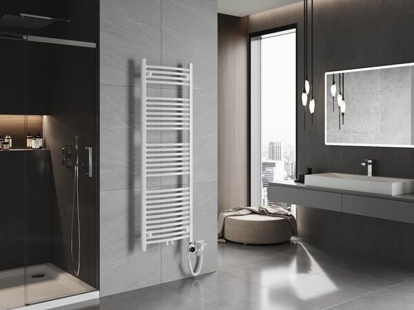 Mexen Ares, element electric de încălzire 1500x500 mm + tijă de încălzire 600 W, alb, W102-1500-500-6600-20