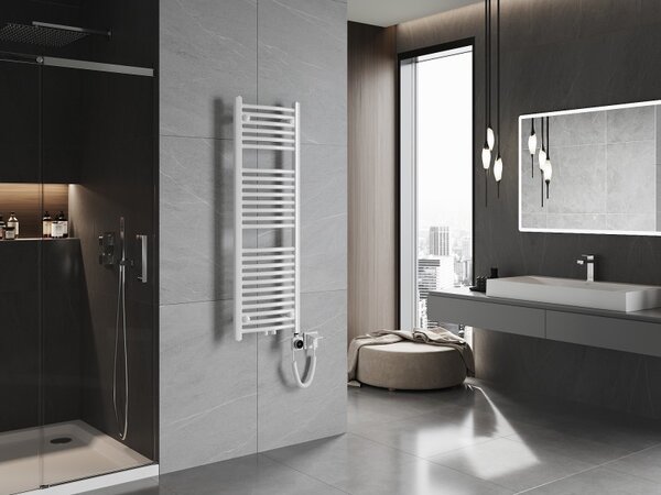 Mexen Ares, element electric de încălzire 1200x400 mm + tijă de încălzire 400 W, alb, W102-1200-400-6400-20