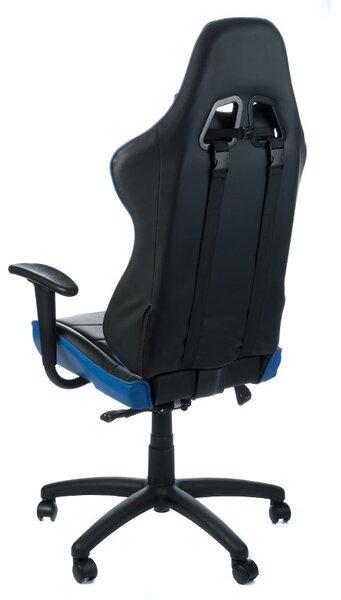 Scaun gaming, inaltime reglabila 48-58 cm, latime 52 cm, roti, cotiere, perne spate