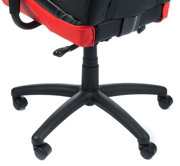 Scaun gaming, inaltime reglabila 48-58 cm, cotiere, perna cervicala si lombara