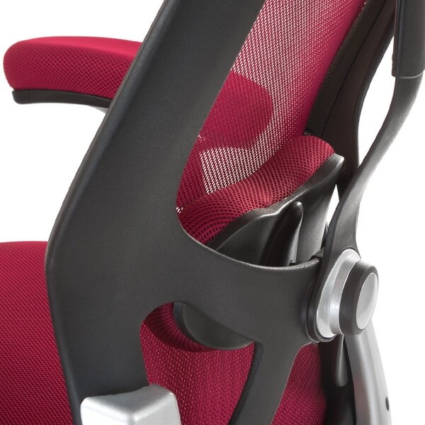 Scaun de birou ergonomic, reglabil, baza metalica cu roti, sistem hidraulic, mesh