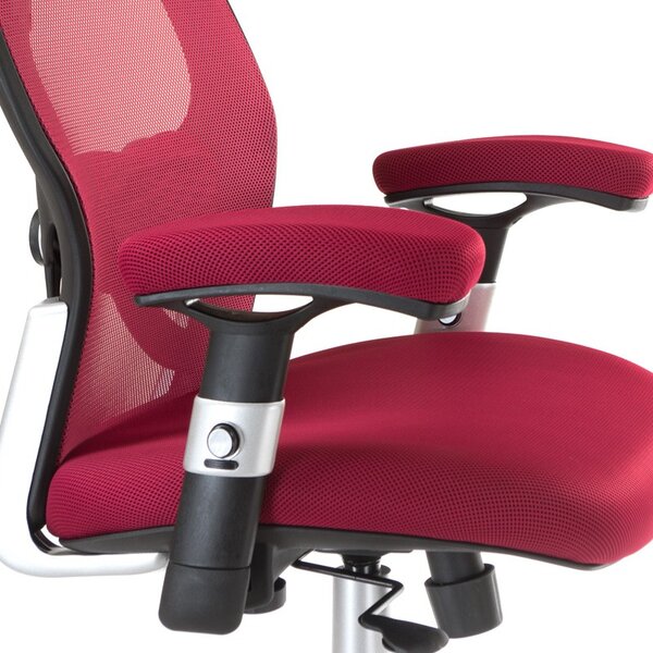 Scaun de birou ergonomic, reglabil, baza metalica cu roti, sistem hidraulic, mesh
