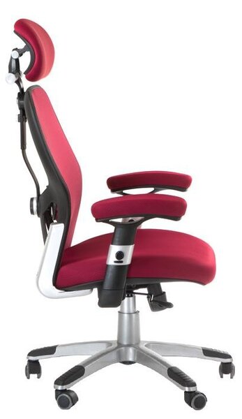 Scaun de birou ergonomic, reglabil, baza metalica cu roti, sistem hidraulic, mesh