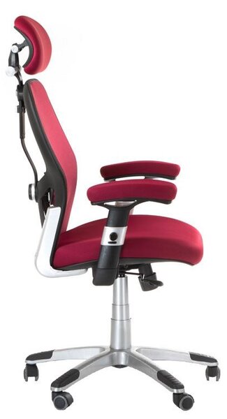 Scaun de birou ergonomic, reglabil, baza metalica cu roti, sistem hidraulic, mesh