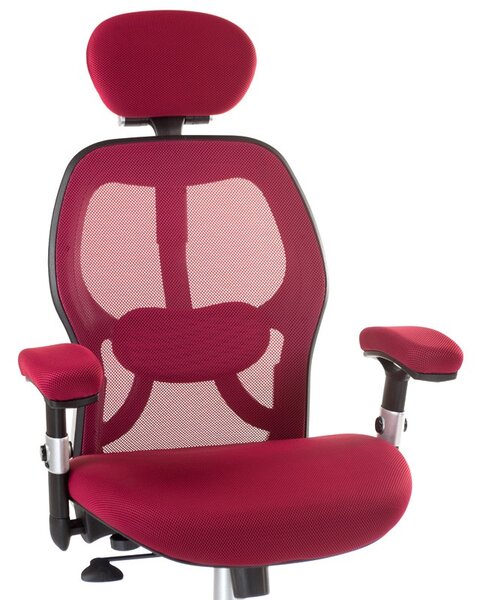 Scaun de birou ergonomic, reglabil, baza metalica cu roti, sistem hidraulic, mesh