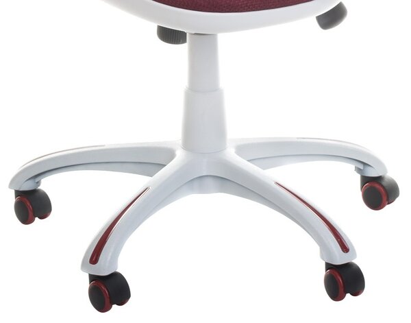 Scaun de birou sau conferinta, ergonomic, reglabil pe inaltime, latime 47 cm, visiniu