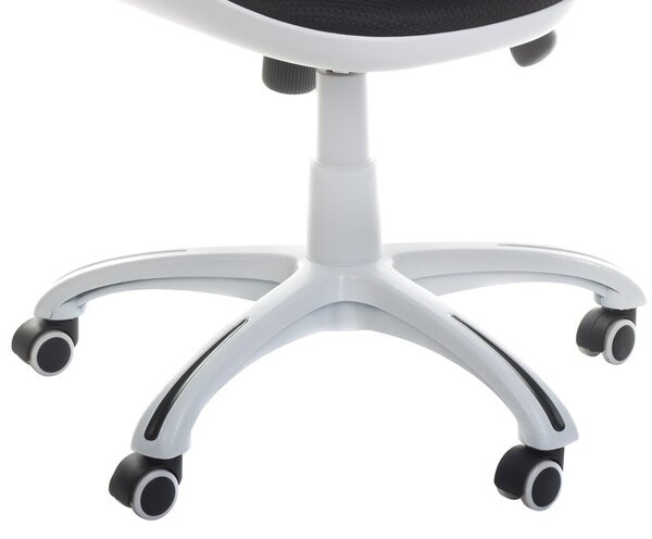 Scaun de birou CorpoComfort BX-4325, inaltime 40-47 cm, mesh, tapiterie neagra, roti pivotante