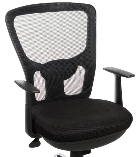 Scaun de birou, inaltime reglabila 48-58 cm, latime 57 cm, pivotant, perna lombara