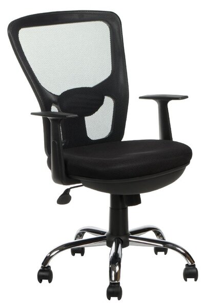 Scaun de birou, inaltime reglabila 48-58 cm, latime 57 cm, pivotant, perna lombara