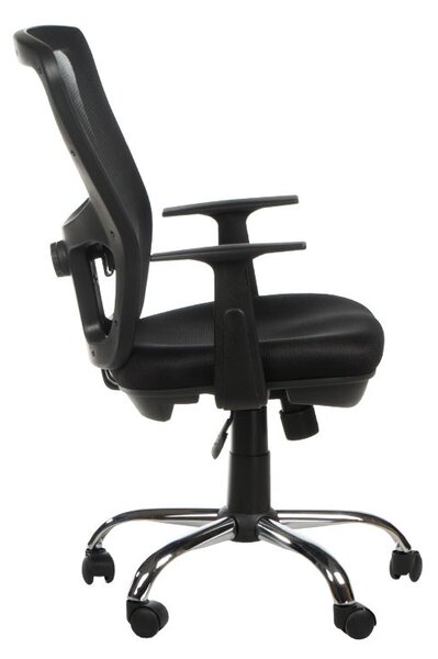 Scaun de birou, inaltime reglabila 48-58 cm, latime 57 cm, pivotant, perna lombara