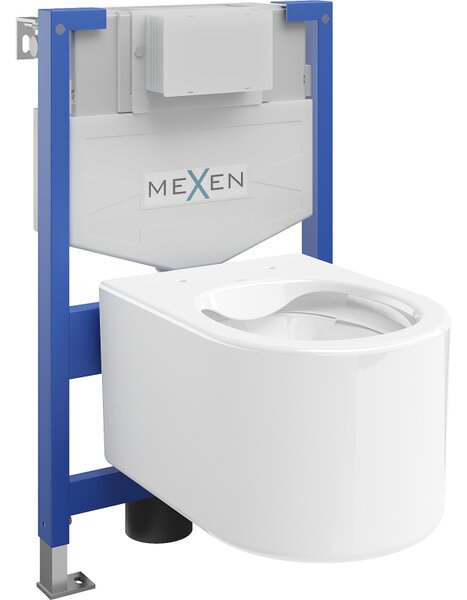 Mexen set WC încastrat cadru Felix XS-F cu vas de toaletă Sofia, Albă - 6803354XX00
