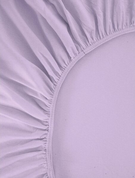 Cearsaf din jersey ALVORA 180x200 cm mov