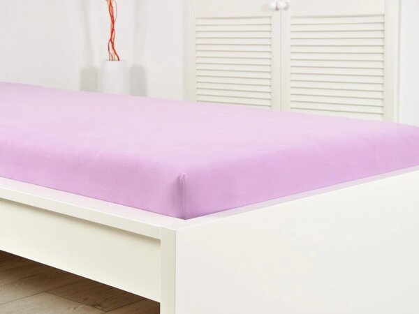 Cearsaf din jersey ALVORA 180x200 cm mov