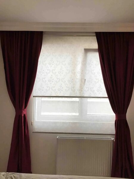 Perdea Blackout opaca bordo,100x260 cm,50022