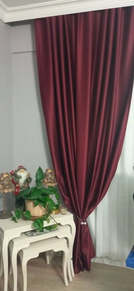 Perdea Blackout opaca bordo,100x260 cm,50022