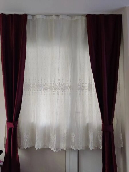 Perdea Blackout opaca bordo,100x260 cm,50022