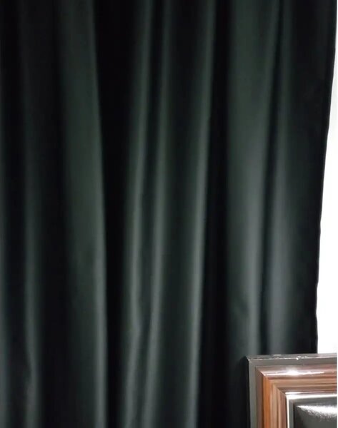 Perdea Blackout opaca negru, 100x260 cm,50029