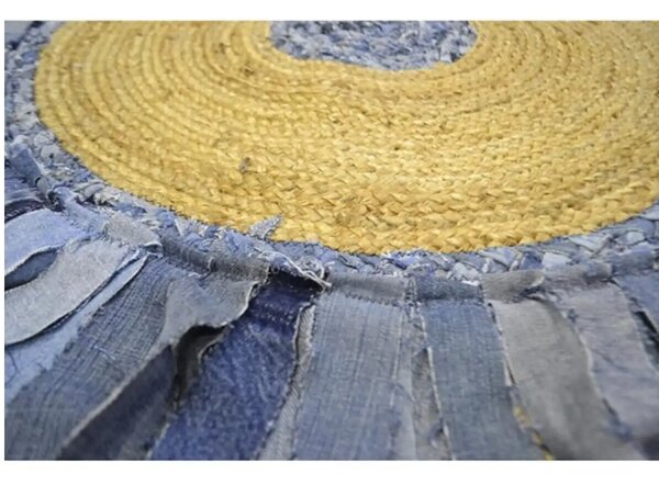 Covor rotund iută Bolero Homs, 90X90 cm,10303