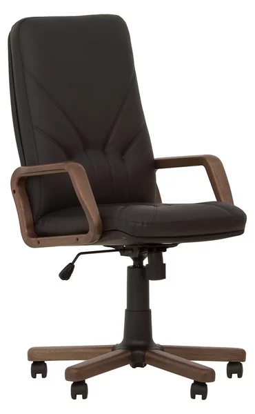 Scaun directorial MAVIS EXTRA, Negru piele ecologica