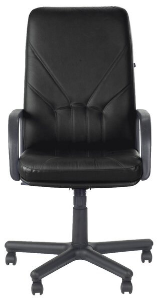 Scaun directorial MAVIS, Negru piele ecologica