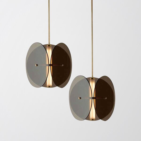 Lampă suspendată black APP1675-CP Round