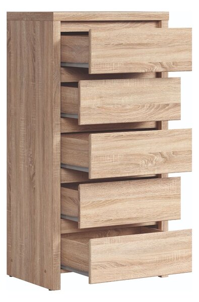 Comoda dormitor sonoma Kaspian, 56X40.5X112.5 CM