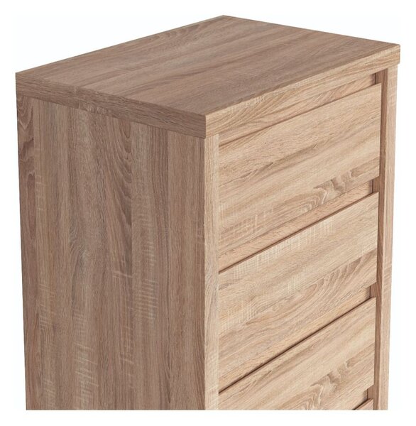 Comoda dormitor sonoma Kaspian, 56X40.5X112.5 CM