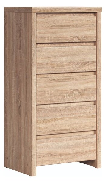 Comoda dormitor sonoma Kaspian, 56X40.5X112.5 CM