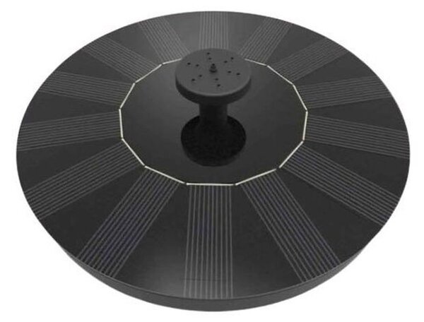 Fantana cu incarcare solara, 4 duze, jet 40 cm, diametru 13 cm, IPX8