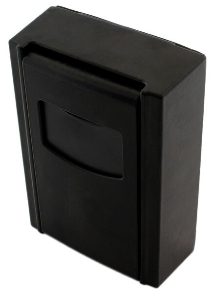 Seif pentru chei, prindere perete, 4 cifre, 550g, 12 x 8,7 x 4cm, negru