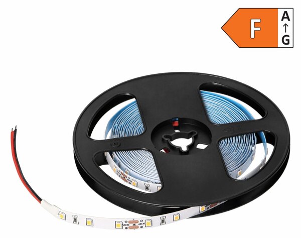 Banda LED 8 mm, 12V, 4.8W m, IP20, 3000K, lumina calda, 5 m