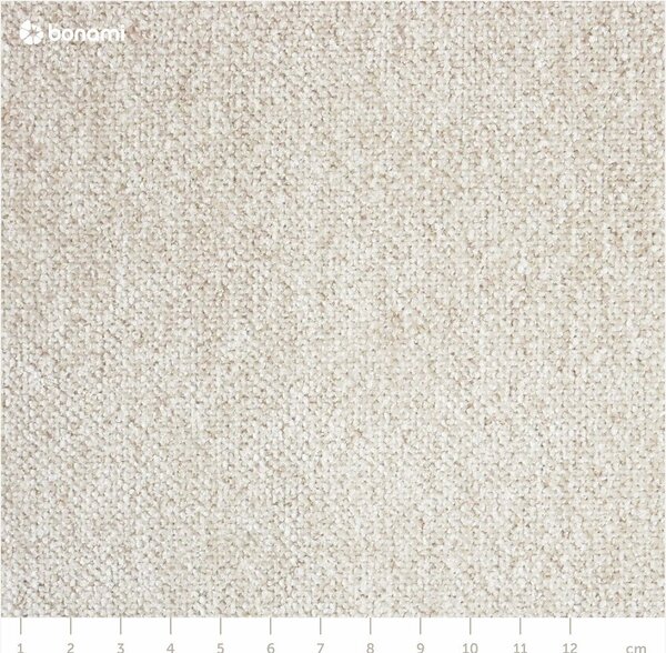Pat matrimonial bej tapițat cu spațiu de depozitare cu somieră 180x200 cm Thessa Pillow – Bonami Selection