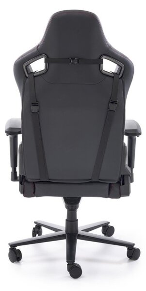 Scaun gaming modern, suport lombar, inaltime 129-135 cm, cotiere reglabile, balansare, blocare, multiblock, piele eco