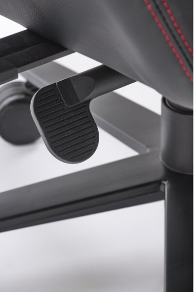 Scaun gaming modern, suport lombar, inaltime 129-135 cm, cotiere reglabile, balansare, blocare, multiblock, piele eco