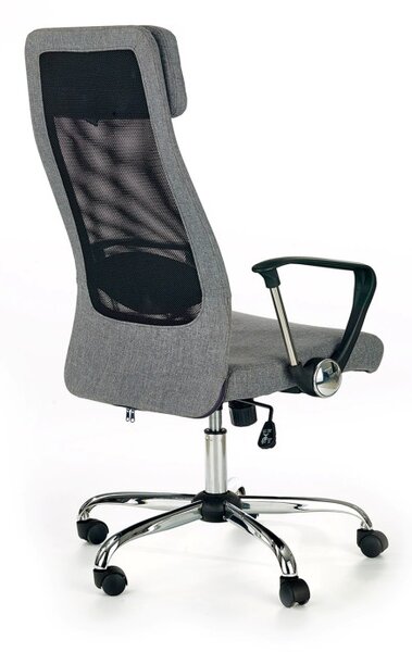 Scaun de birou, ergonomic, Halmar Zoom, inaltime reglabila 113-123cm, baza metal, functie blocare/balansare, plasa, textil