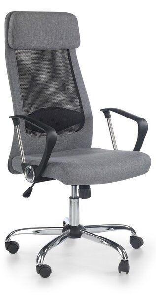 Scaun de birou, ergonomic, Halmar Zoom, inaltime reglabila 113-123cm, baza metal, functie blocare/balansare, plasa, textil